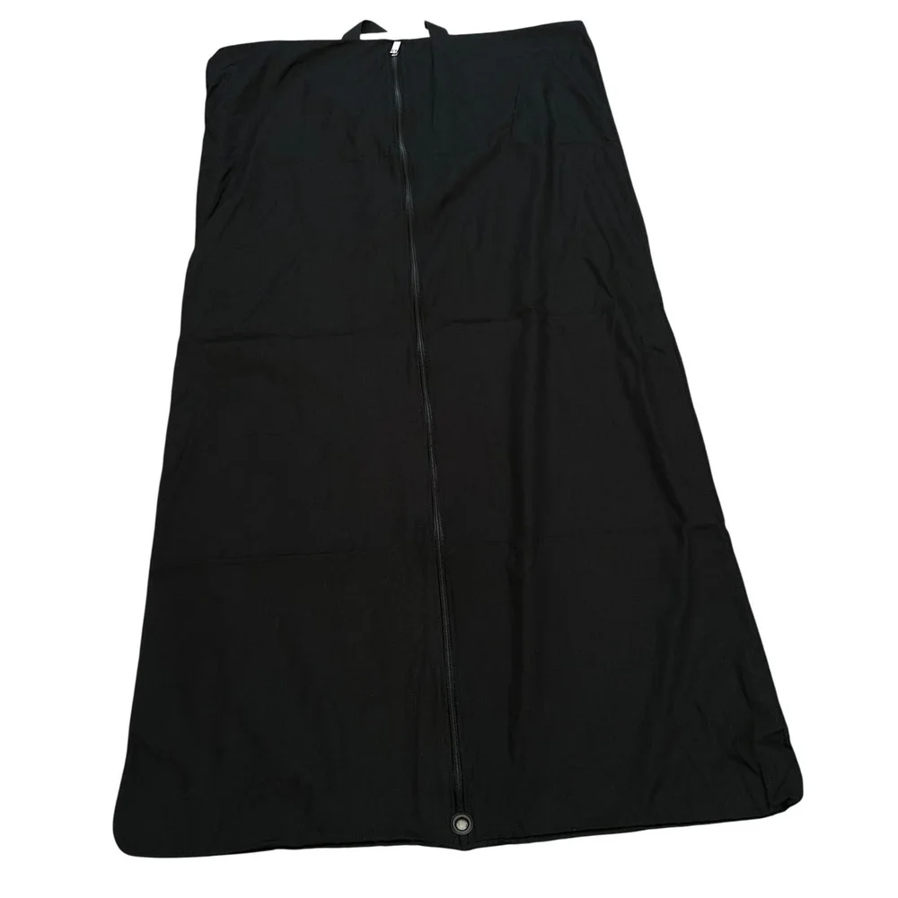 Saint Laurent Paris Black Cotton Canvas Suit Garment Travel Bag Logo 46 Inch
